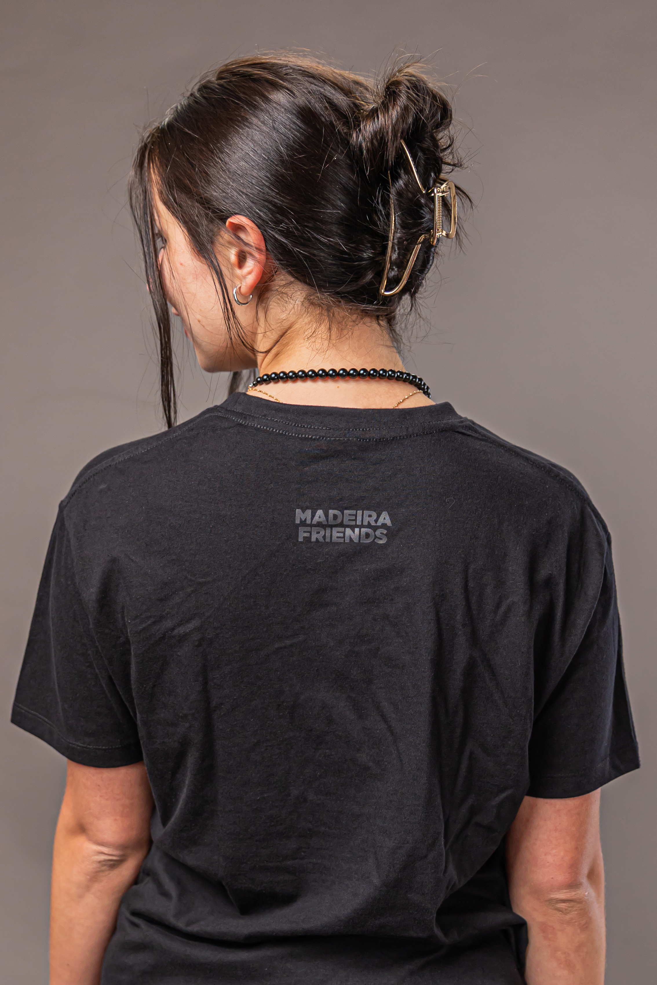 Normal T-Shirt - Black with Black Logo 12