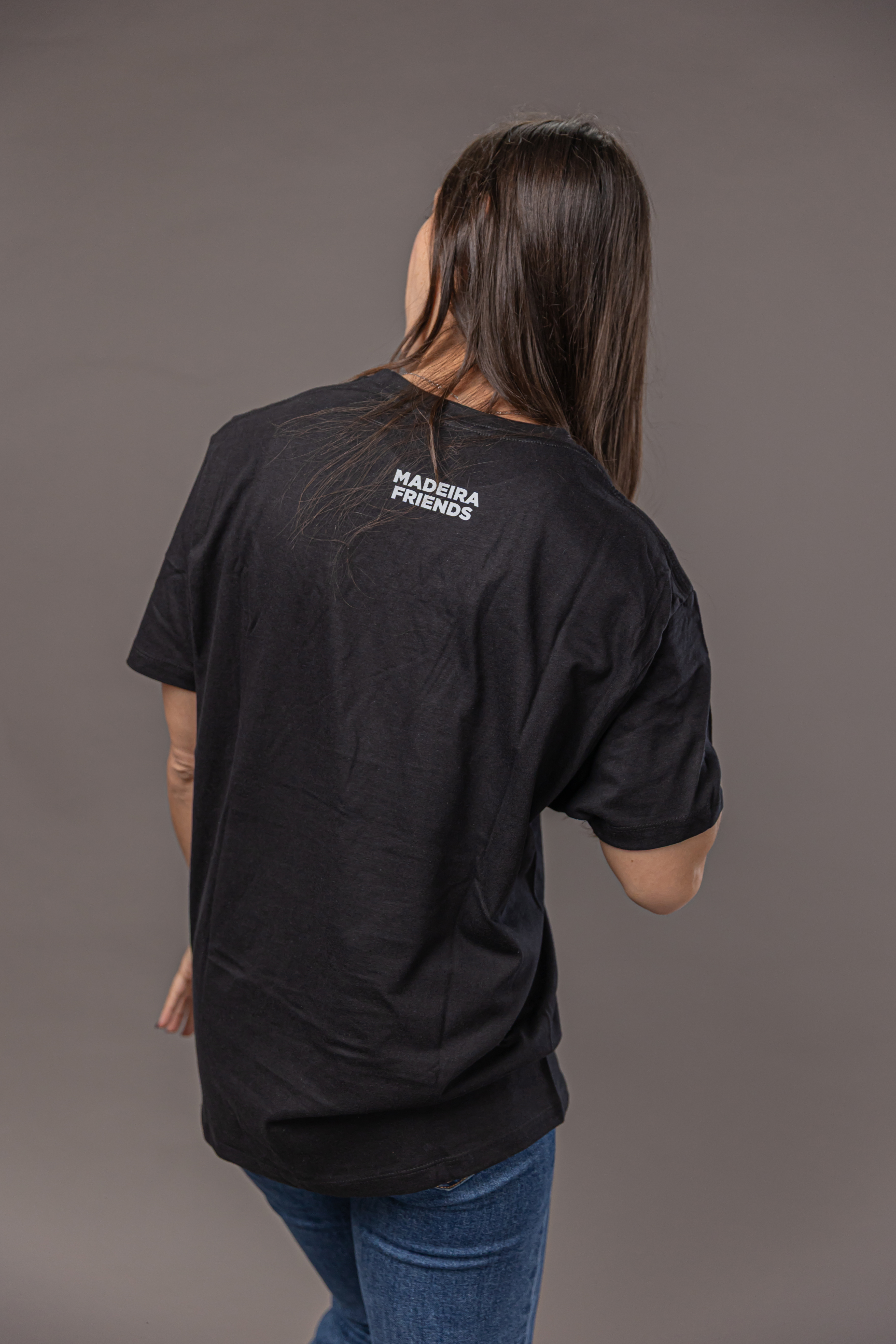 Normal T-Shirt - Black with White Logo 6